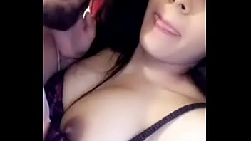 kissing and boob lick
